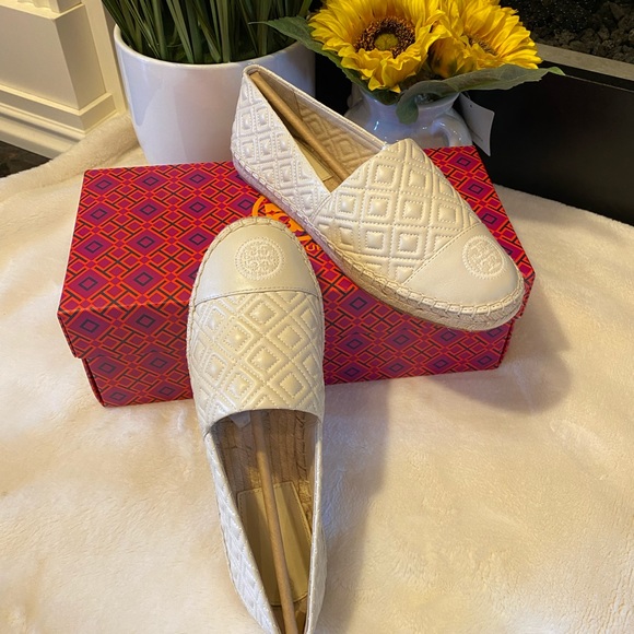 ✨NEW✨Tory Burch Quilted Flat Espadrille - Picture 7 of 8